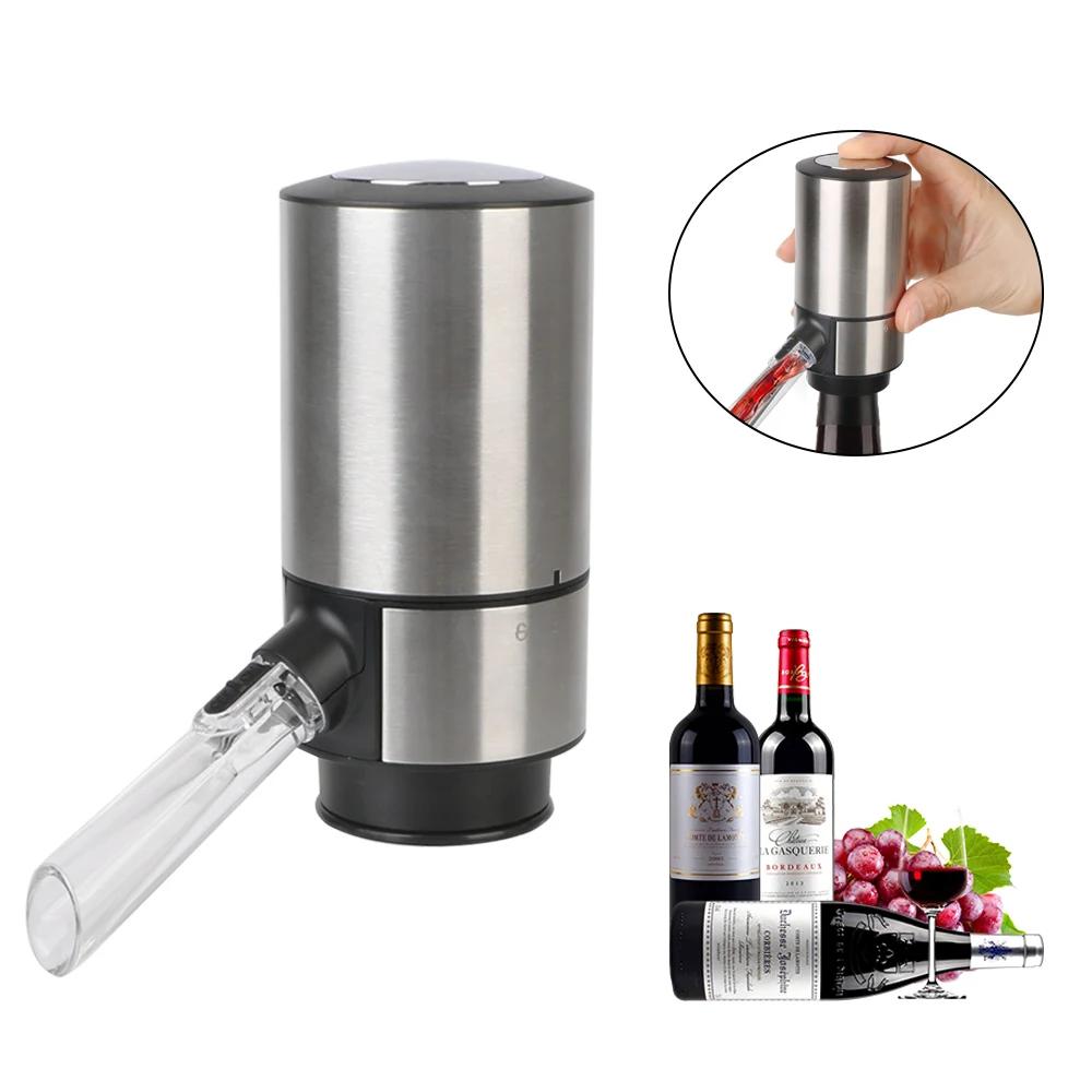 Dispenser With Base Quick Sobering Automatic Wine Decanter Aerator Pourer For Bar Party Kitchen Electric Wine Decant